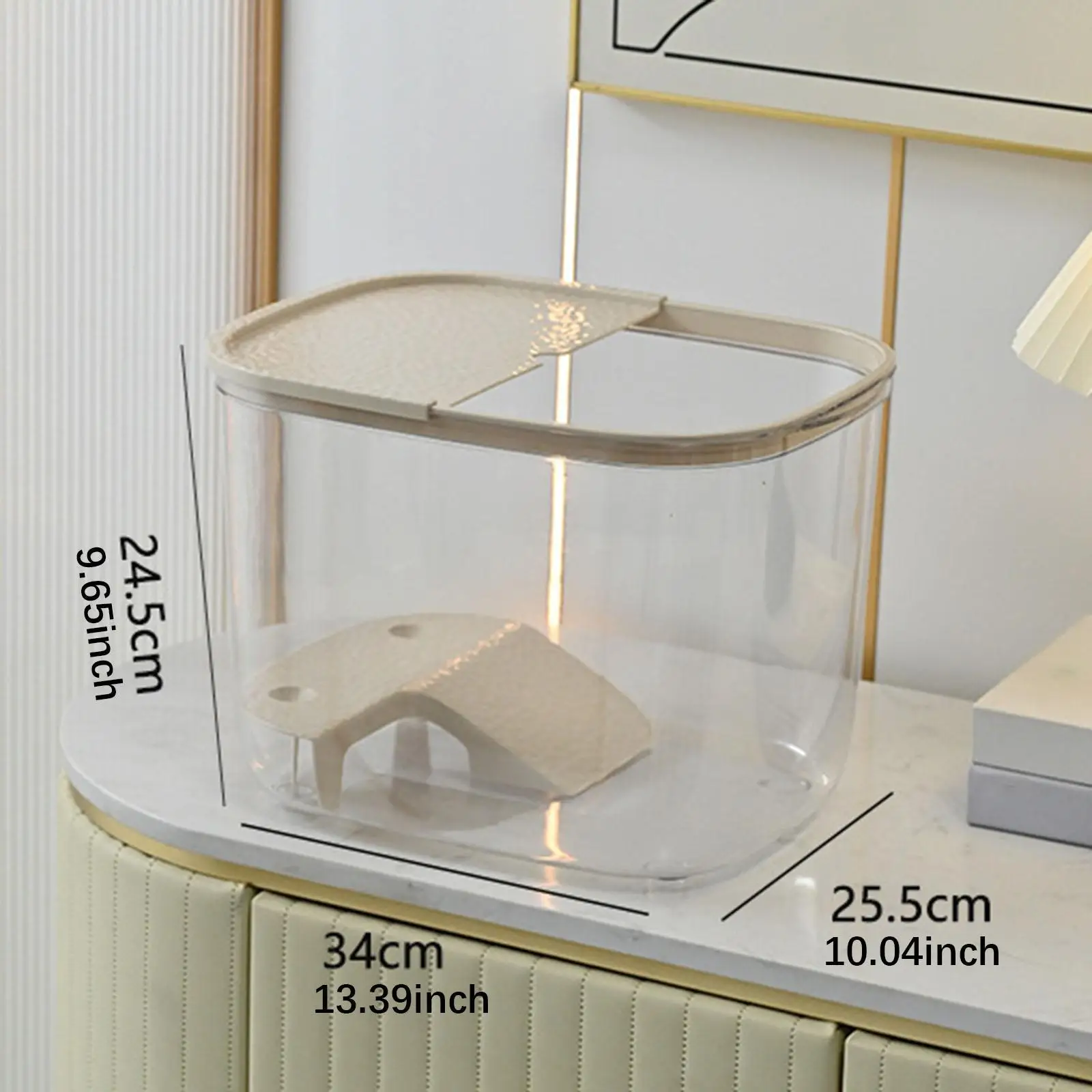 منصة الفرح السلحفاة خزان الزواحف سلم فيلا متعددة الأغراض تسلق منحدر السلحفاة يستريح شرفة للزواحف الصغيرة الضفدع #6