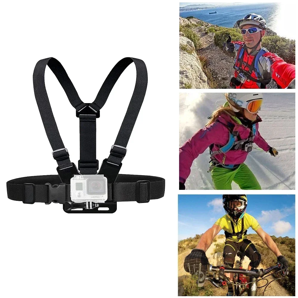 حزام الصدر قابل للتعديل ل Gopro بطل 10/9 الصدر جبل تسخير جبل حزام للعمل كاميرا الرياضة اكسسوارات ل GoPro