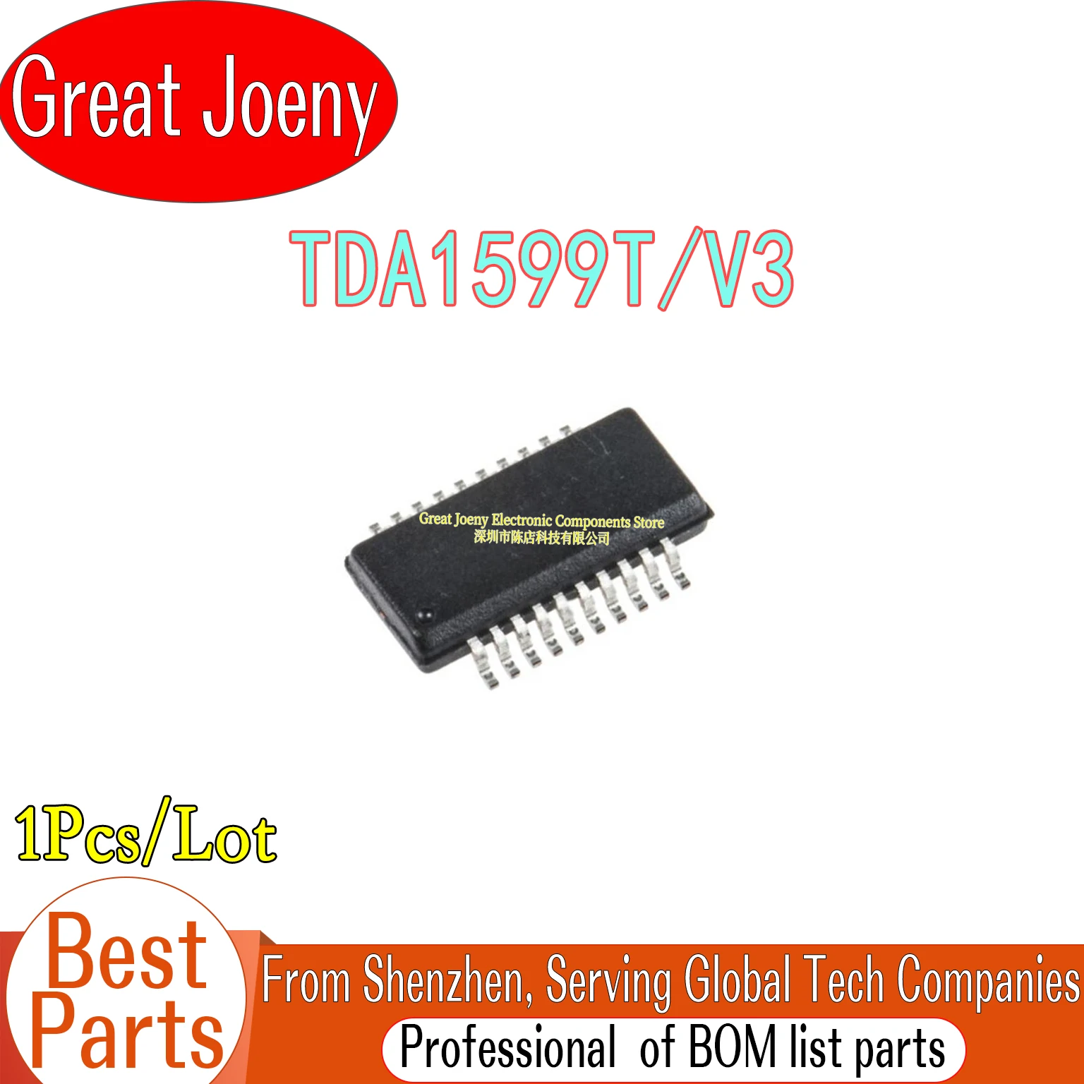 

100% Brand New Original TDA1599T TDA1599T/V3 TDA1599 IC Chipset SOP-20