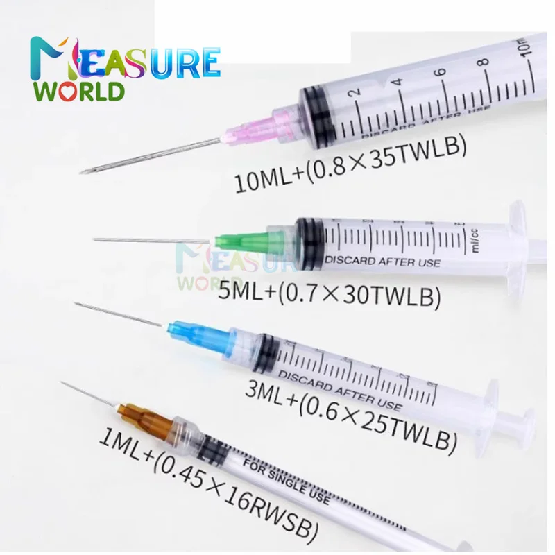 10pcs 1ml 2ml 3m 5ml 10ml Luer Lock Syringe Ink Injection Industrial Dispensing Plastic Syringes Hydroponic Measure Tool Parts