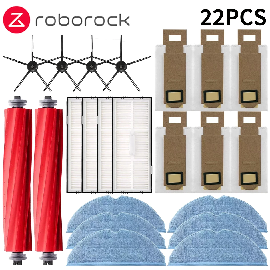 Roborock S7 S70 S7 Plus T7S T7S Plus Roboter Staubsauger Zubehör Hauptbürste Hepa-Filter Mops Staubbeutel Ersatzteile
