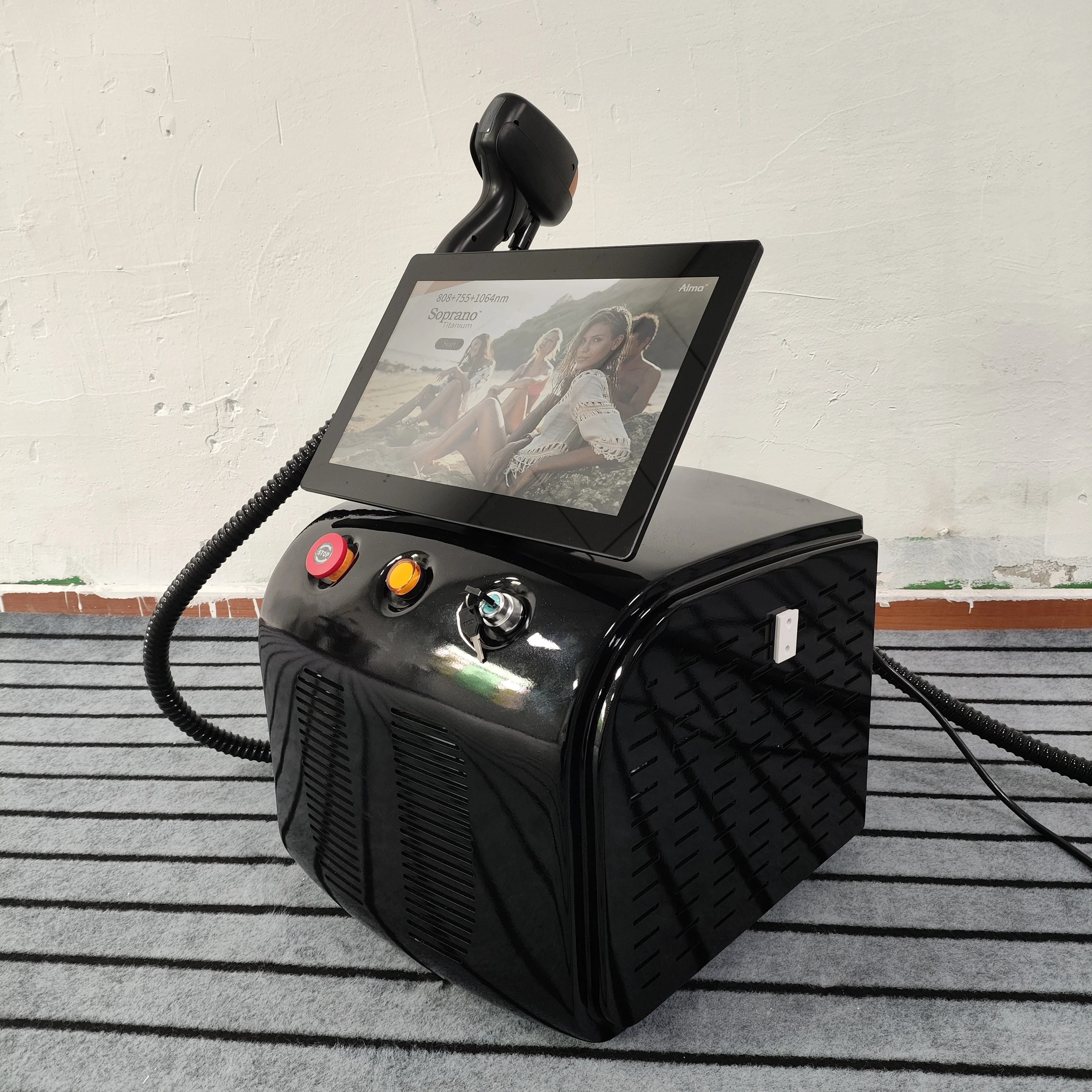 High Quality Diode Ice Platinum Titanium 1000W Handle Permanent Removal Fast Hair Removal