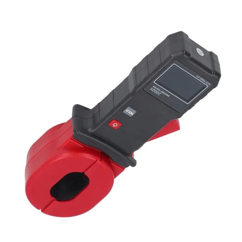 Tester 0.01~500Ω LCD Display Multipurpose for MaintenanceGround Earth Resistance Meter Easy  LCD Clamp Earth Ground
