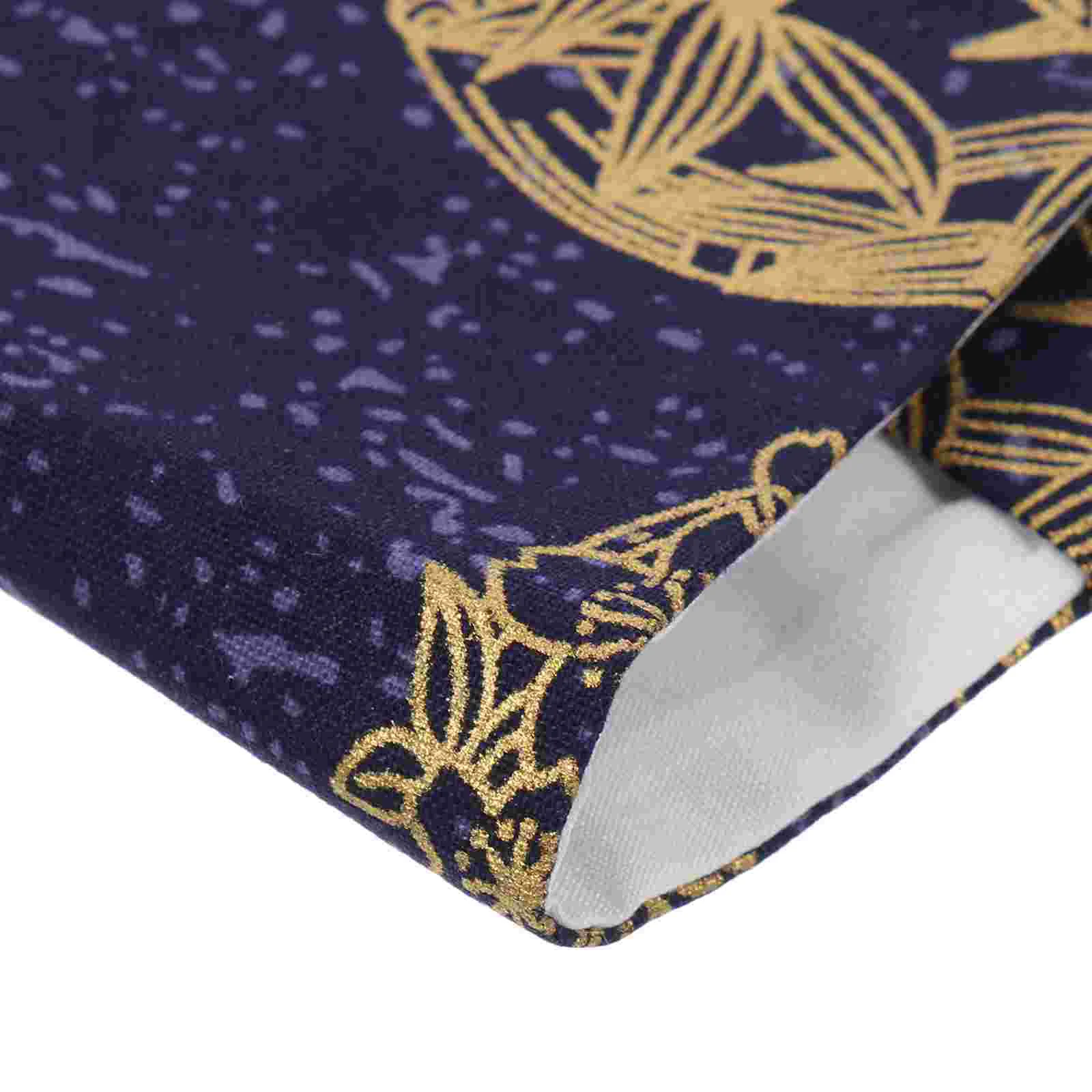 Book Cover Protector Exquisite Retro Decor Jacket Multi-use Fabric Covers for Hardcover Student