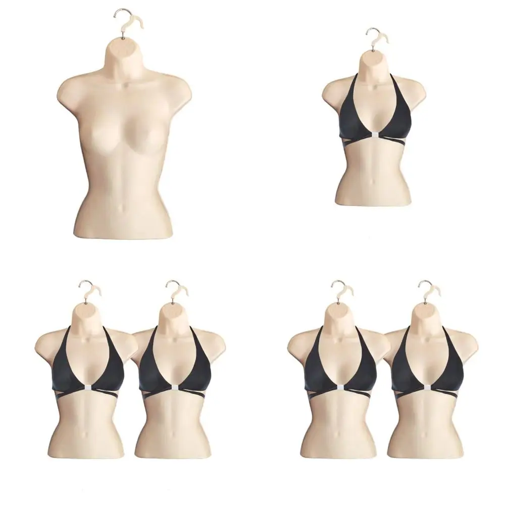 

Складные манекены с полой спинкой для демонстрации футболок, для установки на столешницу и для фотосессий, размер S-M (комплект из 2 шт.)