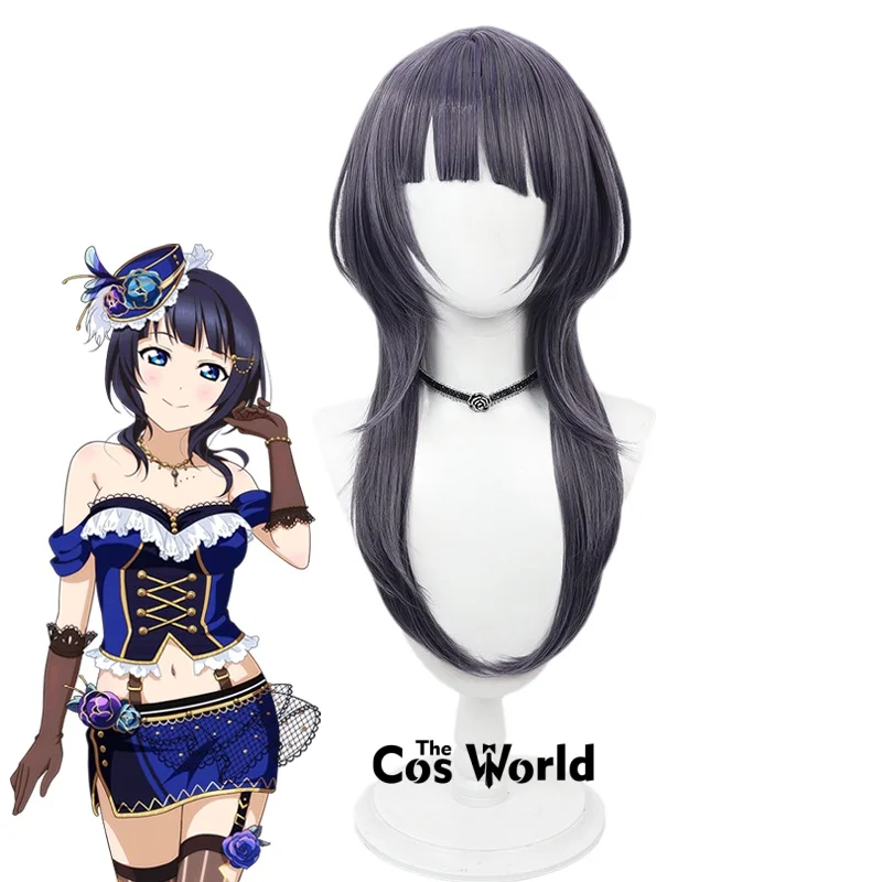 

Love Live Nijigasaki Asaka Karin 60 см длинные Хэллоуин аниме косплей парики синтетические волосы + шапочка для парика