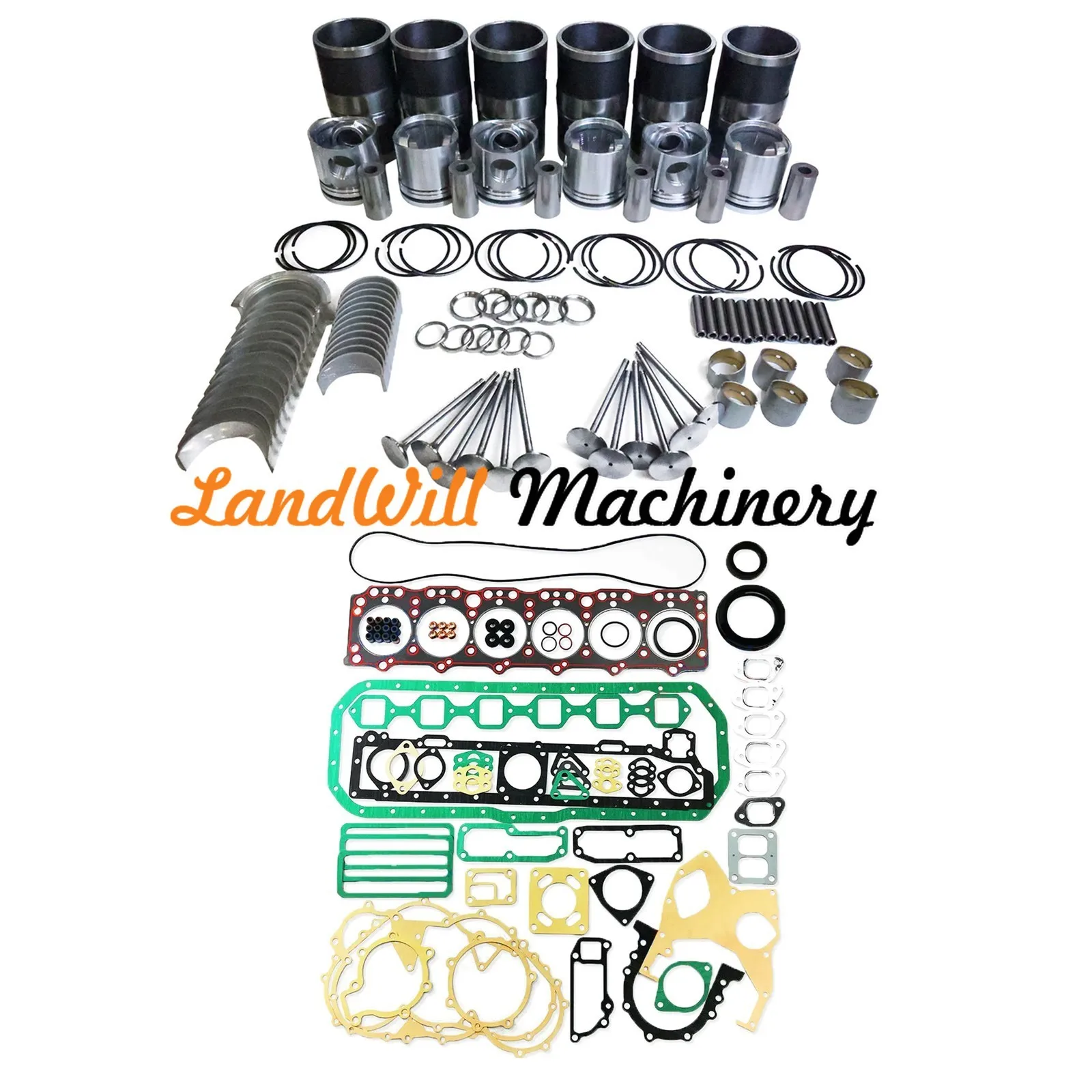 Overhaul Rebuild Kit Connecting Rod + Crankshaft Fits For Isuzu 6BB1 Engine