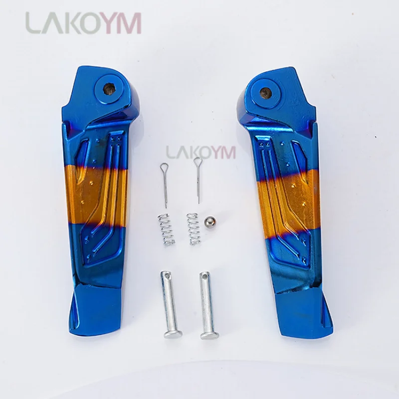 Suitable for Honda Electric Car Motorcycle Modification Accessories Jinho Pedal（Colorful Gold）Folding Pedal Back Step