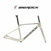 bigrock 대형 스톤 프레임 자갈 탄소 섬유 오프로드 멜론 프레임 700c 오프로드 도로 자전거 디스크 브레이크 드럼 액슬 4