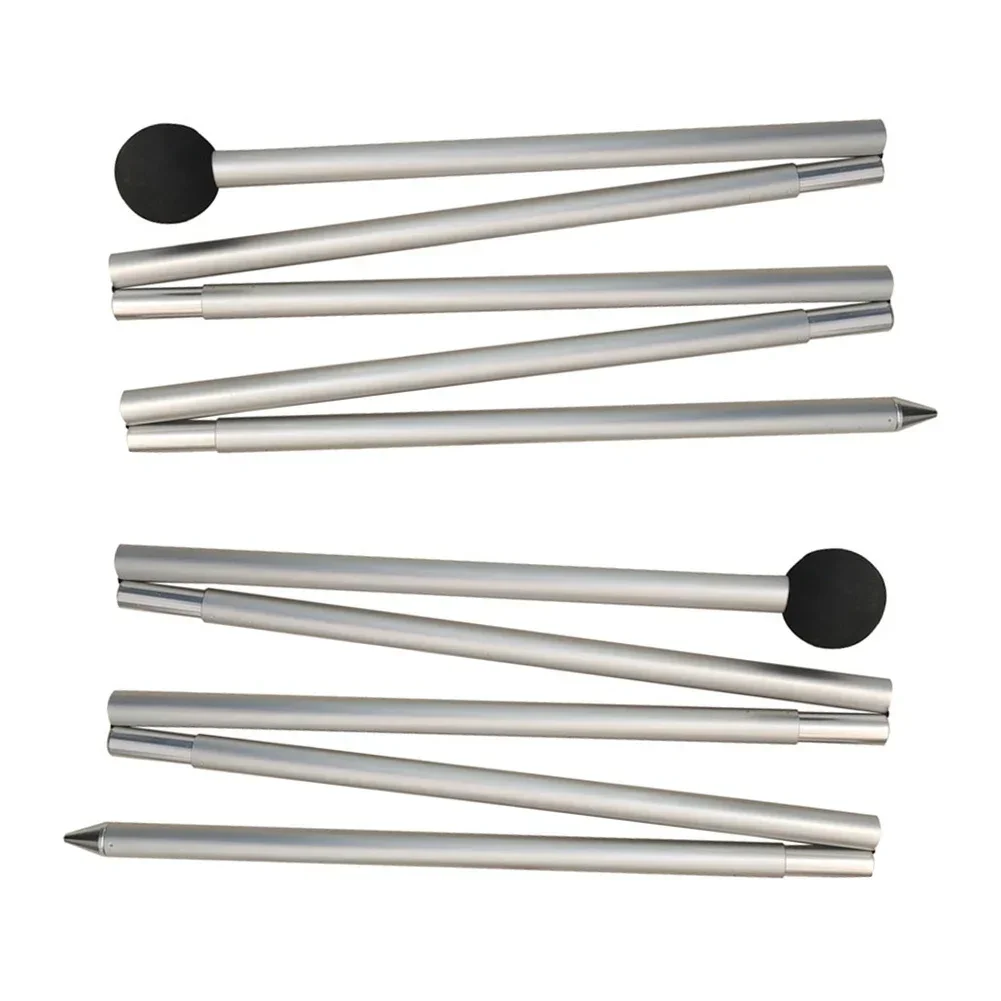 

Lightweight Tent Poles Diameter 19mm 0.74inch Aluminum Tent Poles Foldable Lightweight Total Length 1.8m 2m 5 Sections