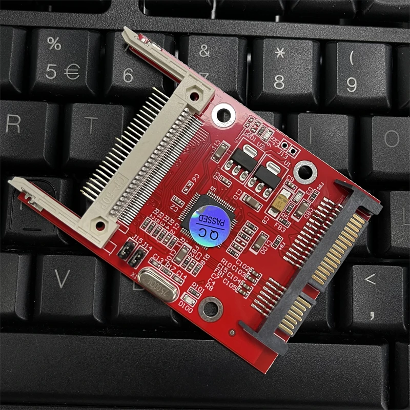 

CF to SATA Riser Compact Flash Memory Card Adapter JM20330 Chip CF Type I II to 2.5inch Serial ATA HDD Hard Disk Drive Converter