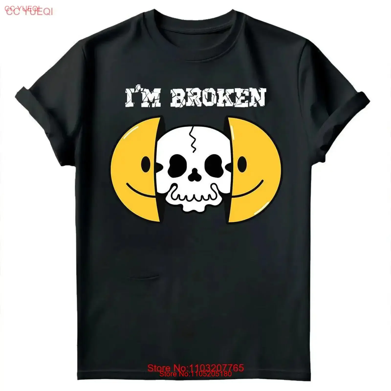 I'm Broken Im OK Mental Health Awareness End The Stigma Disorder T Shirt MHA vintage Washed Stylish Casual fashion Unisex