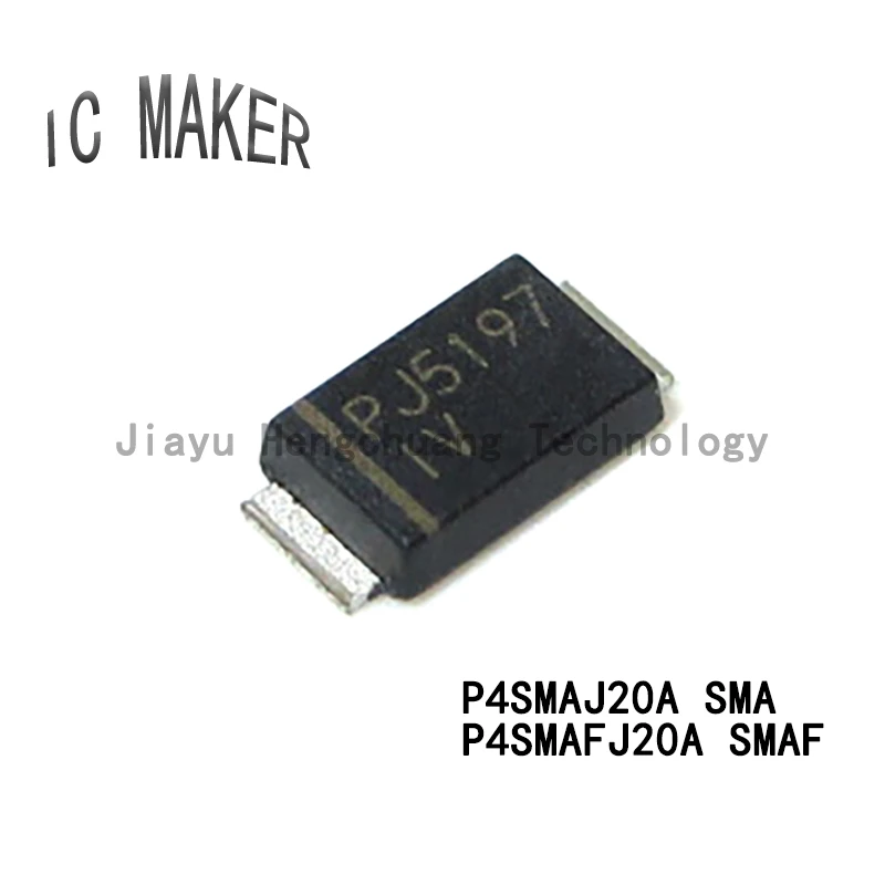 1PCS P4SMAJ20A SMA/DO-214AC P4SMAFJ20A SMAF SILKSCREEN IV 400W TVS transient suppression diode