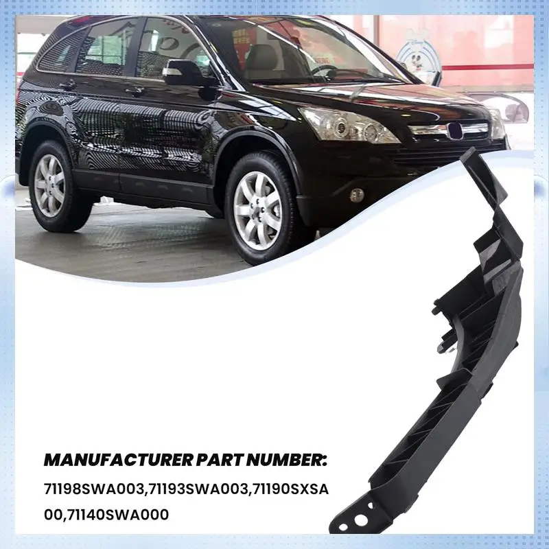 

A51K-4 Pieces Efront Headlights And Bumper Brackets Set For 2007-2011 Honda Crv