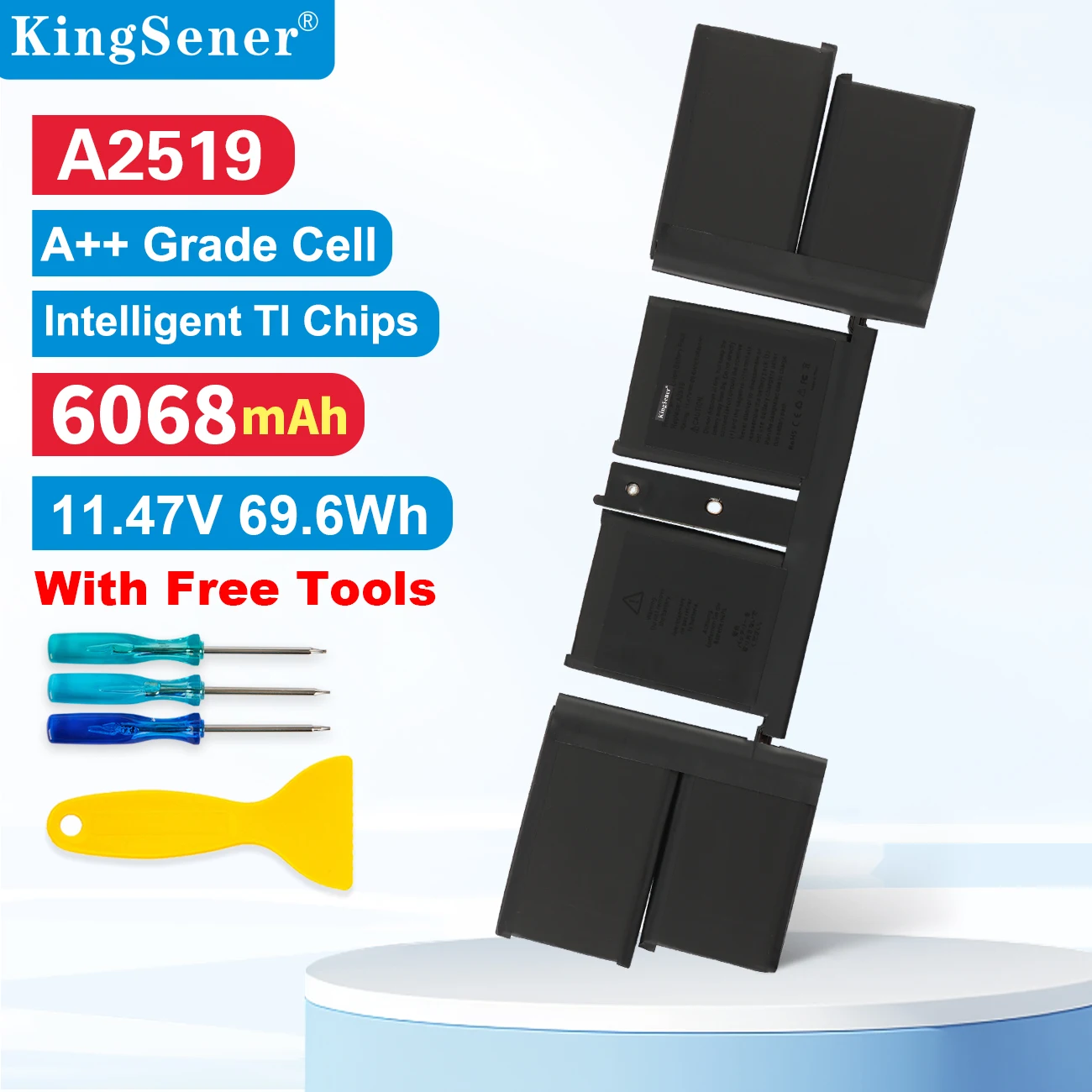 Kingsener-bateria do Portátil para Apple Macbook Pro A2519 14 A2442 Final de 2023 Mkgr3ll a Emc3650 11.47v 54.6 Whr 6068mah