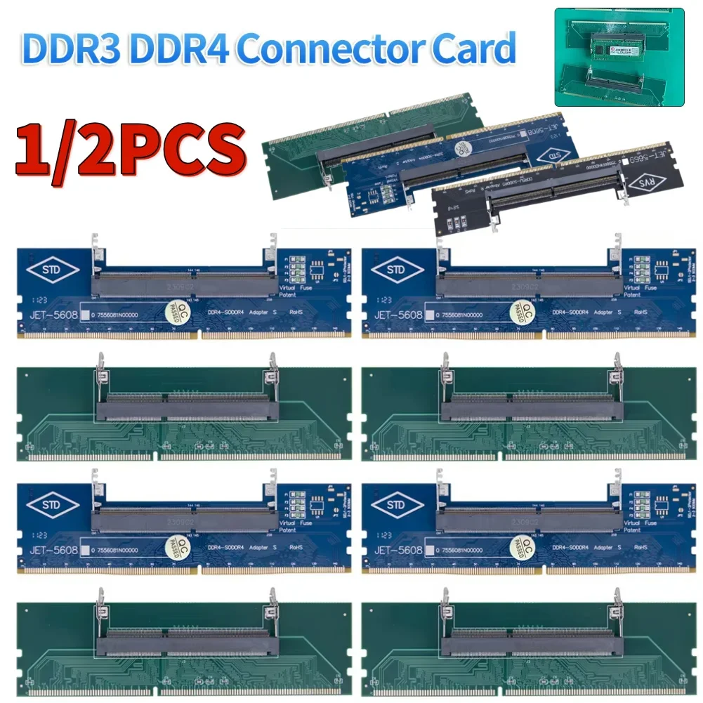 DDR3 DDR4 DDR5 Laptop-zu-Desktop SO-DIMM zu PC DIMM Karten-Speicheradapter Gaming-Laptop RAM-Verbindungskarte Speicherstick