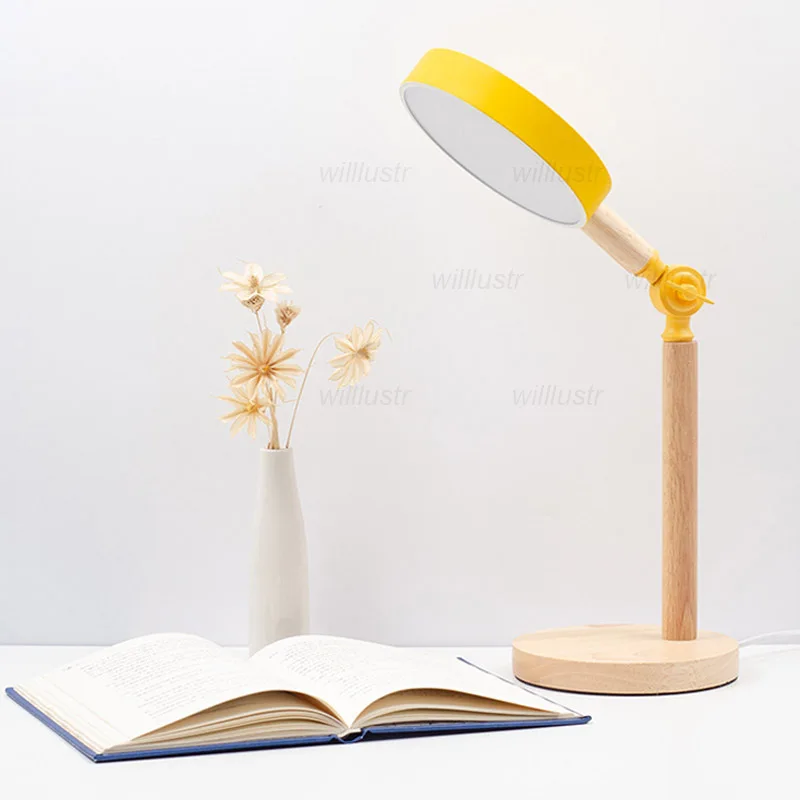 iron-round-cakewood-body-table-lamp-desk-light-macaron-color-led-lighting-adjustable-study-dormitory-bedside-hotel-cafe-bar