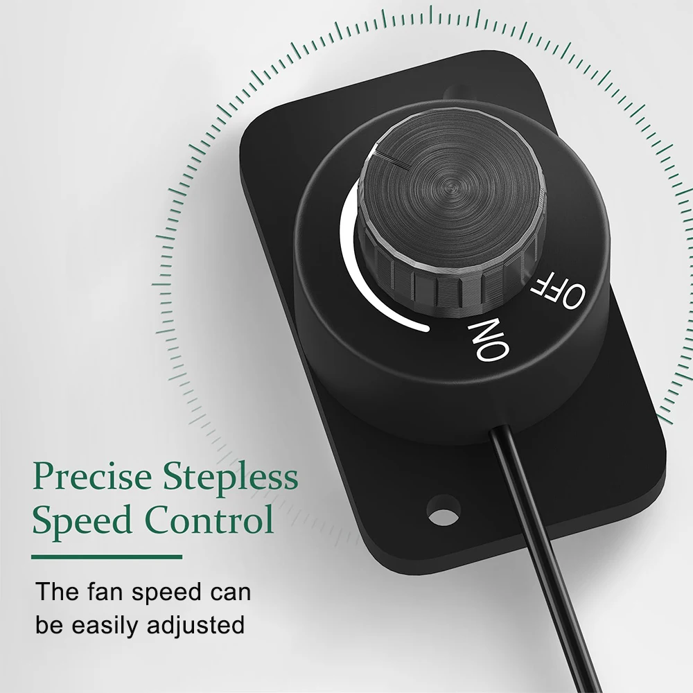 EC Inline Duct Ventilation Fan 4 Inch Smoke Exhaust Fan With Variable Speed ​​Controller For Mushroom Grow Tent Ventilation