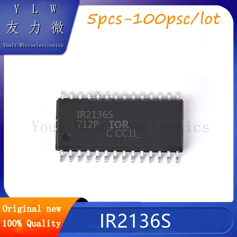 New Genuine IR2136S IR2136STRPBF SOIC-28 600V 3-Phase Gate Driver Chip