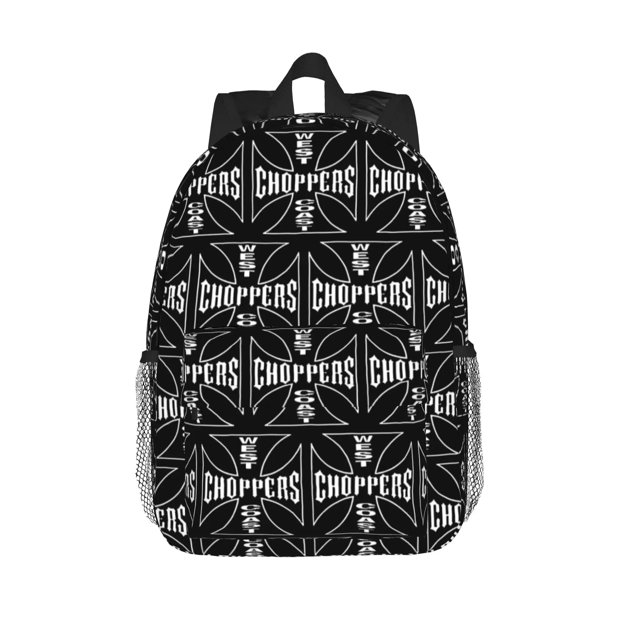 Personalized West Coast Iron Cross Choppers Backpack Hot Sale Daypack Boys Girls BookBag Shoulder Bags for Men Women School Bag