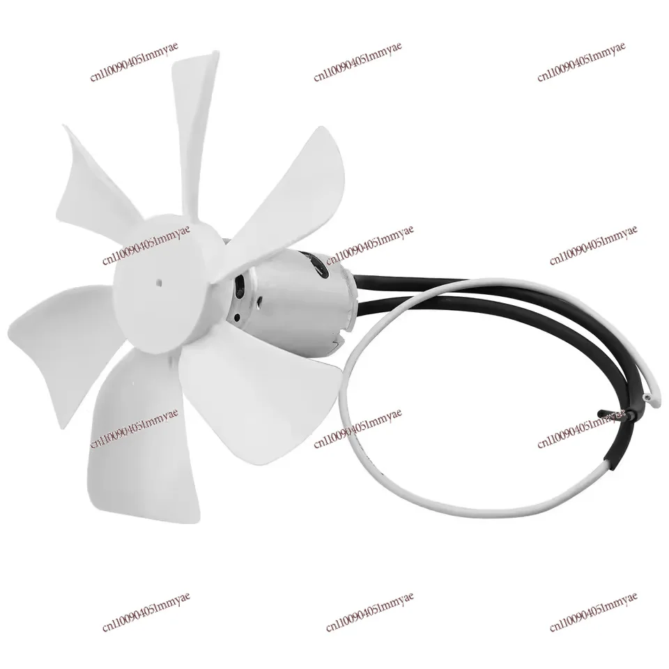 6 Inch White RV Vent Exhaust Fan Blades with 12V D Axle Replacement Camper
