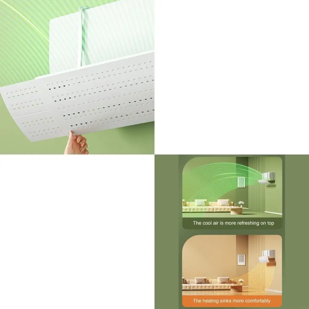 M6CB Air Conditioning Deflector Baffle Blowing Shield for Anti Direct Blowing