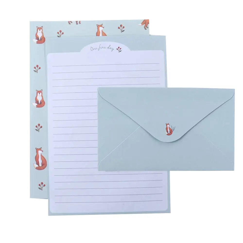 Lovely Invitation Gift Envelope Letter Pad Cartoon Beautiful Flower Envelope Writing Paper Stationery Paper Letter Paper