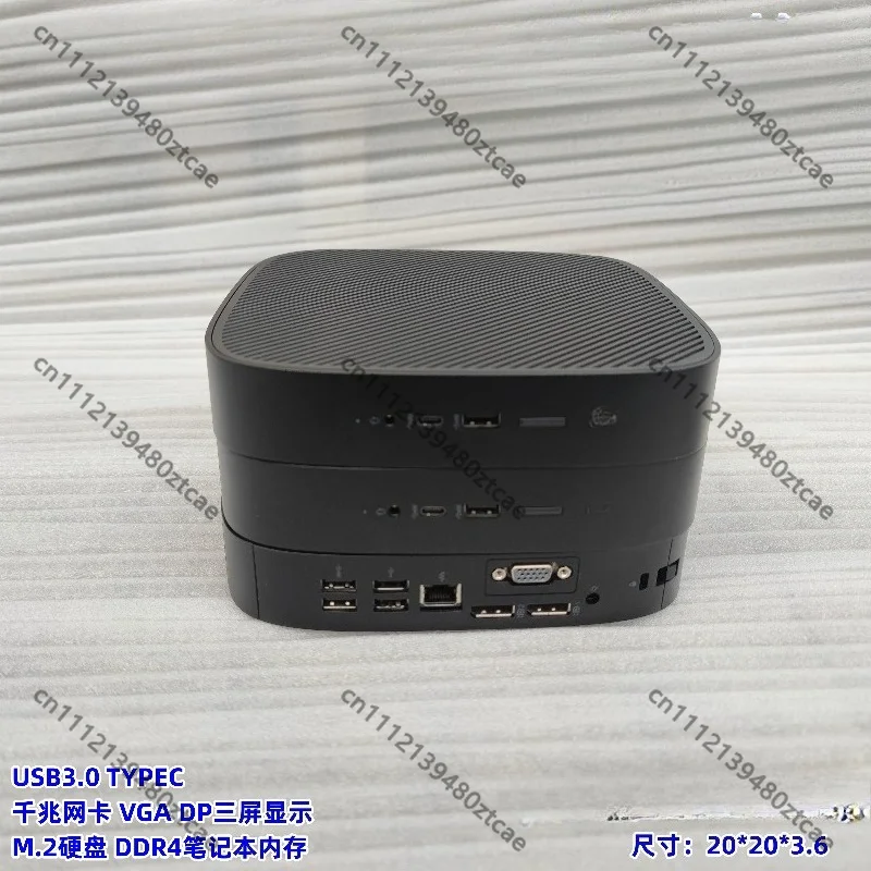 AMD Dual Core Thin Client Mini PC Linux System WiFi Desktop Micro Computer Portable Home Office Small Host