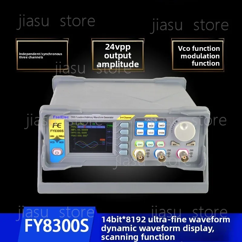 FY8300/FY8300S 3CH Arbitrary Waveform DDS Signal Generator, 4 Channel TTL Level Output Source