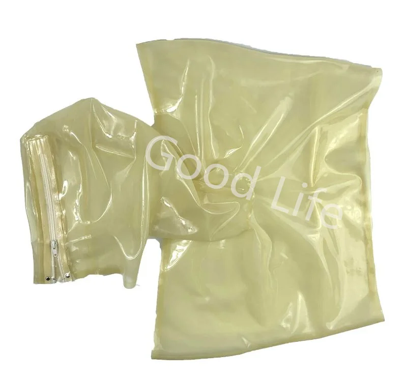 New Latex Mask shorts Rubber Man shorts With Hood Fashion unique party Sexy Underpants Open Nose Hood Hot Sell