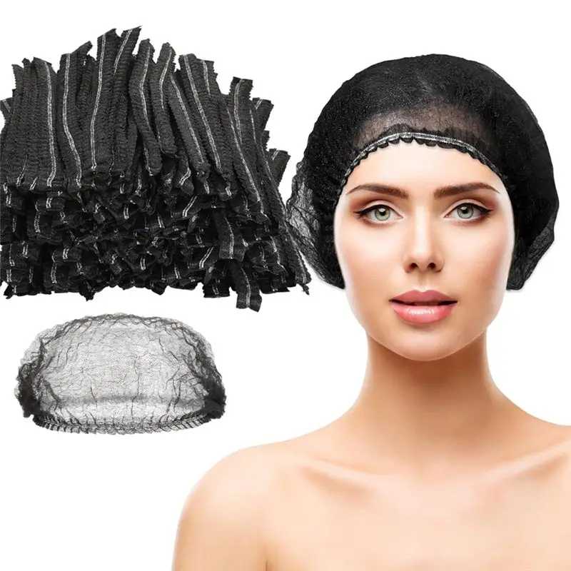 A98G-Bulk Hair Covers 500Pc Disposable Hair Nets Haircovers 21In Hair Elastic Dust Cap For Foodservice, Nurses, Labs