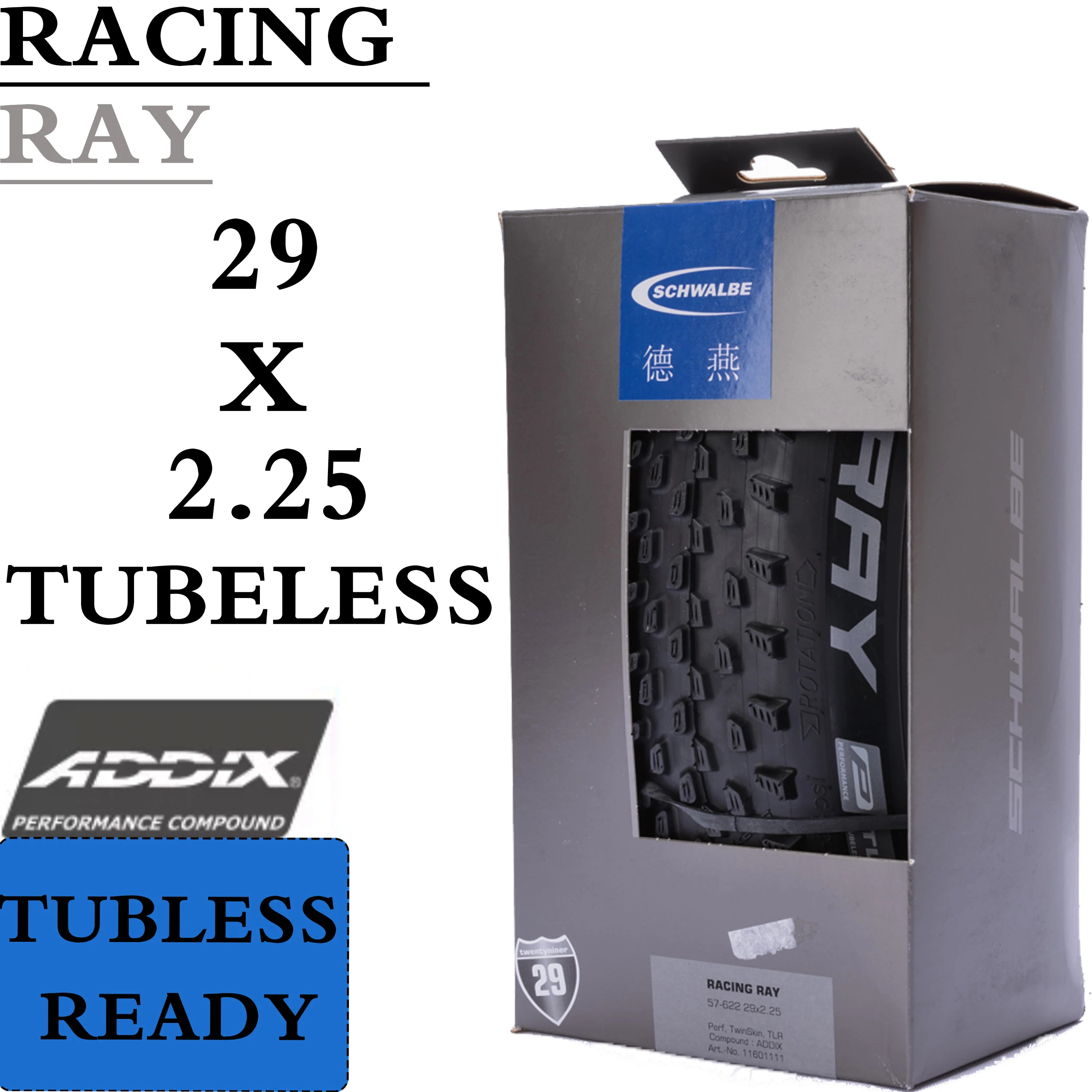 SCHWALBE Racing Ray Ralph 29x2.25 TLR MTB Tire