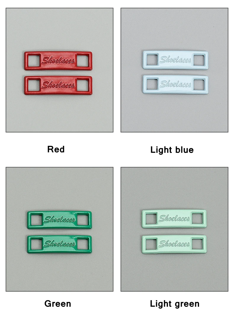1 Pair Sneaker Shoelaces Buckle Charm Shoes Decorations Metal Kits Buckle Shoelace Charms Personalize Shoe Accessories New