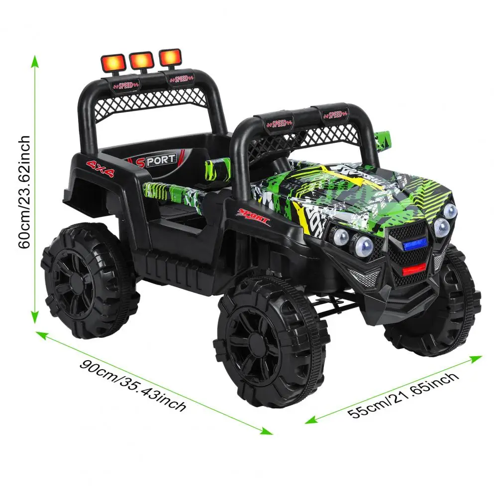 Coche eléctrico para niños de 12V, asiento cómodo, coche de juego Quad ATV de 4 ruedas, velocidad máxima de 1,8 MPH, suministros de ciclismo para niños pequeños, 1 ud.