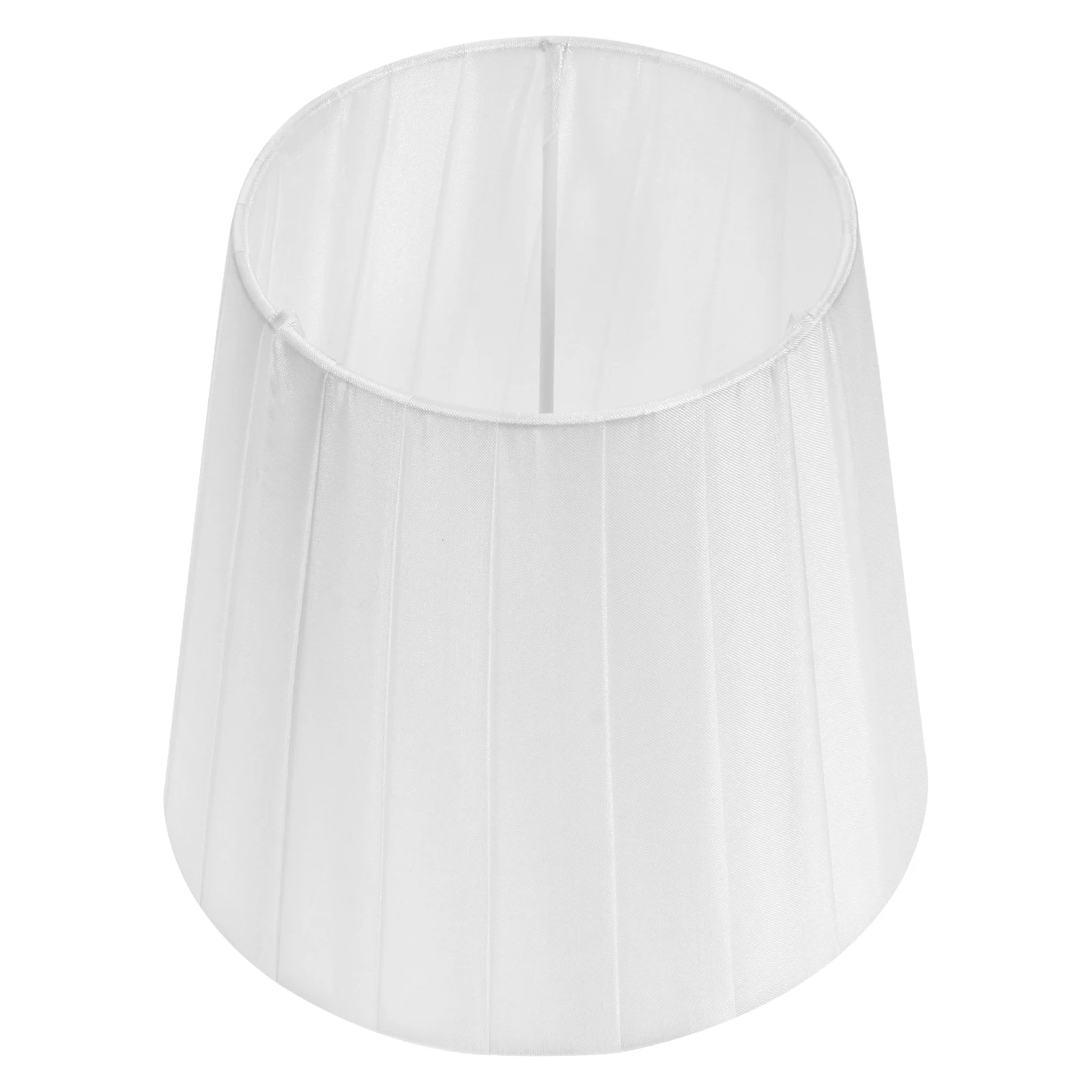 

White Cloth Meson Lampshade for E14 Table Lamp Decorative Lighting Cover Indoor Bedroom Warm Atmosphere Elegant Style