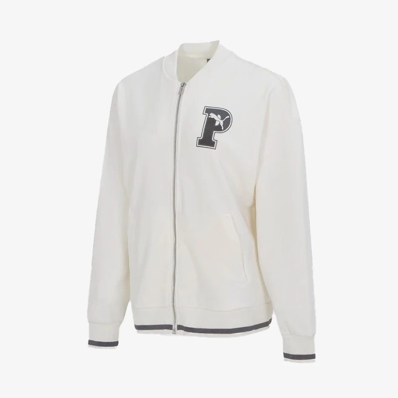 

Puma подлинная новая женская свободная туристическая спортивная повседневная вязаная бейсбольная куртка 678719-65