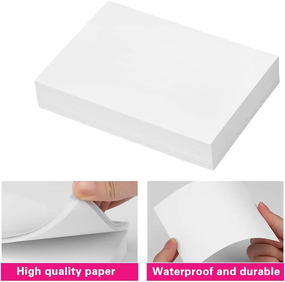 100 ورقة ورق طباعة الصور قسط لامع ورق الصور ورق الصورة 180 gsm طابعة كتيب ورقة لامعة اللوازم المكتبية