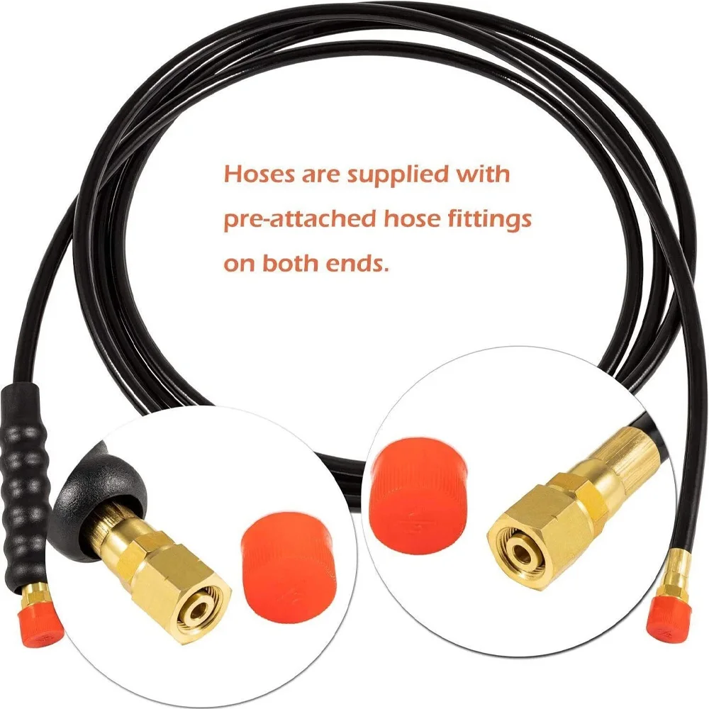 

Hydraulic Hose Kit HO5116-16ft Pre-Assembled Heavy-Duty Copper&1000 PSI Hose Compatible with Seastar/Teleflex Outboard Steering