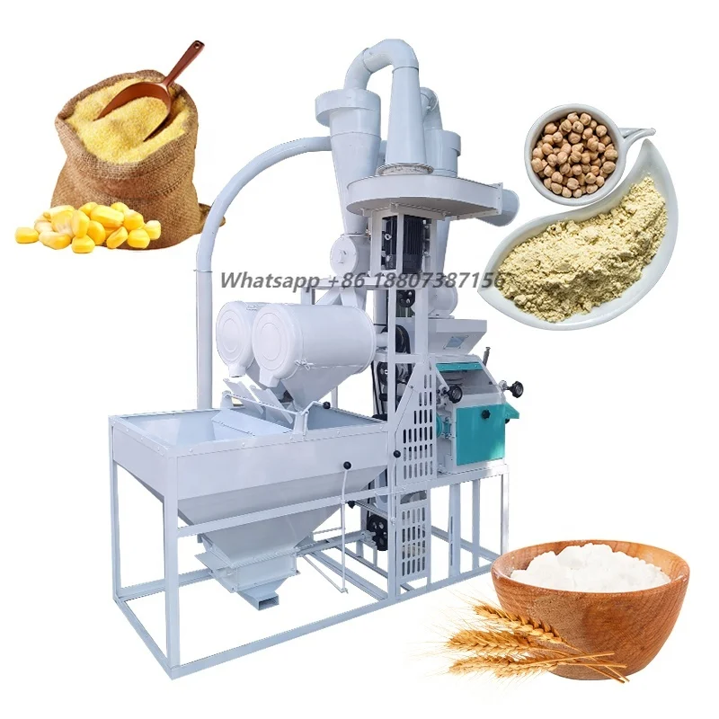 Spin Flash Dryer Grainmaker 30 2 Ton Per Hour Day Cassava Grain Maize Flour Milling Mill in Karachi for Machine