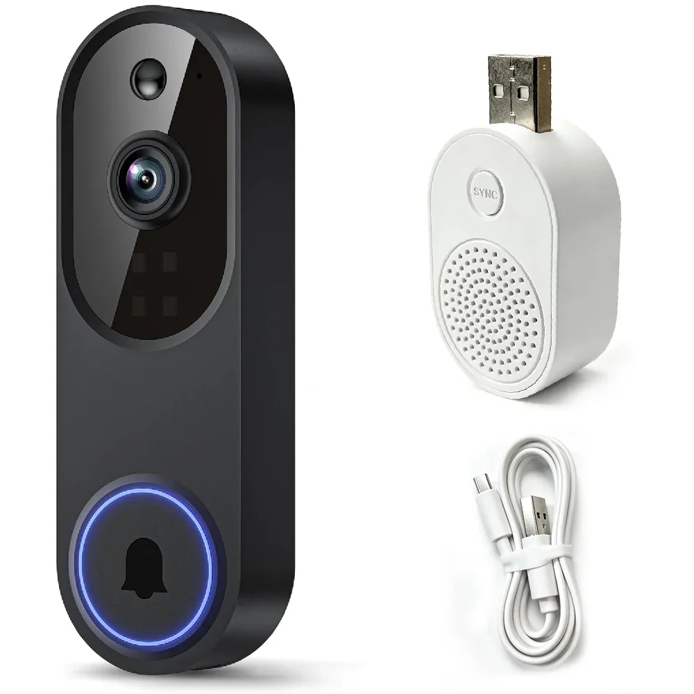 5G 2.4G WiFi Video Doorbell 1080P Wireless Camera Door Bell Tuya Smart Home Security Motion Detect Night Vision Ringing Bell