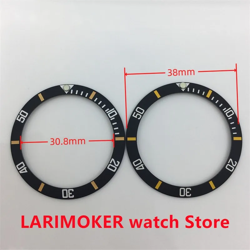 38 мм, Керамическая рамка для часов, вставка для 40 мм, аксессуары для часов, Диаметр 30,8 мм