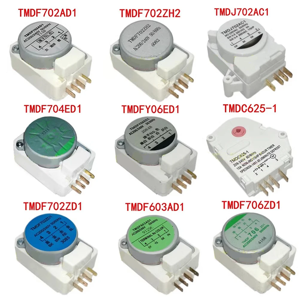 TMDF603AD1 TMDF702AD1 TMDF704ED1 TMDF706ZD1 TMDF702ZD1 TMDF702ZH2 TMDFY06ED1 TMDC625-1 TMDJ702ACCooling defrosting timer Defrost