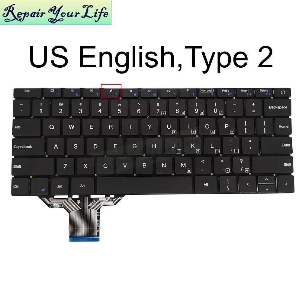 لوحة مفاتيح CS US UK PT-BR لأجهزة الكمبيوتر المحمول JOI BOOK، Zyrex Extrem Sky 232 mini، لوحة مفاتيح الكمبيوتر المحمول Lota Flo التشيكية سلوفاكيا MB 2751004 جديد #6