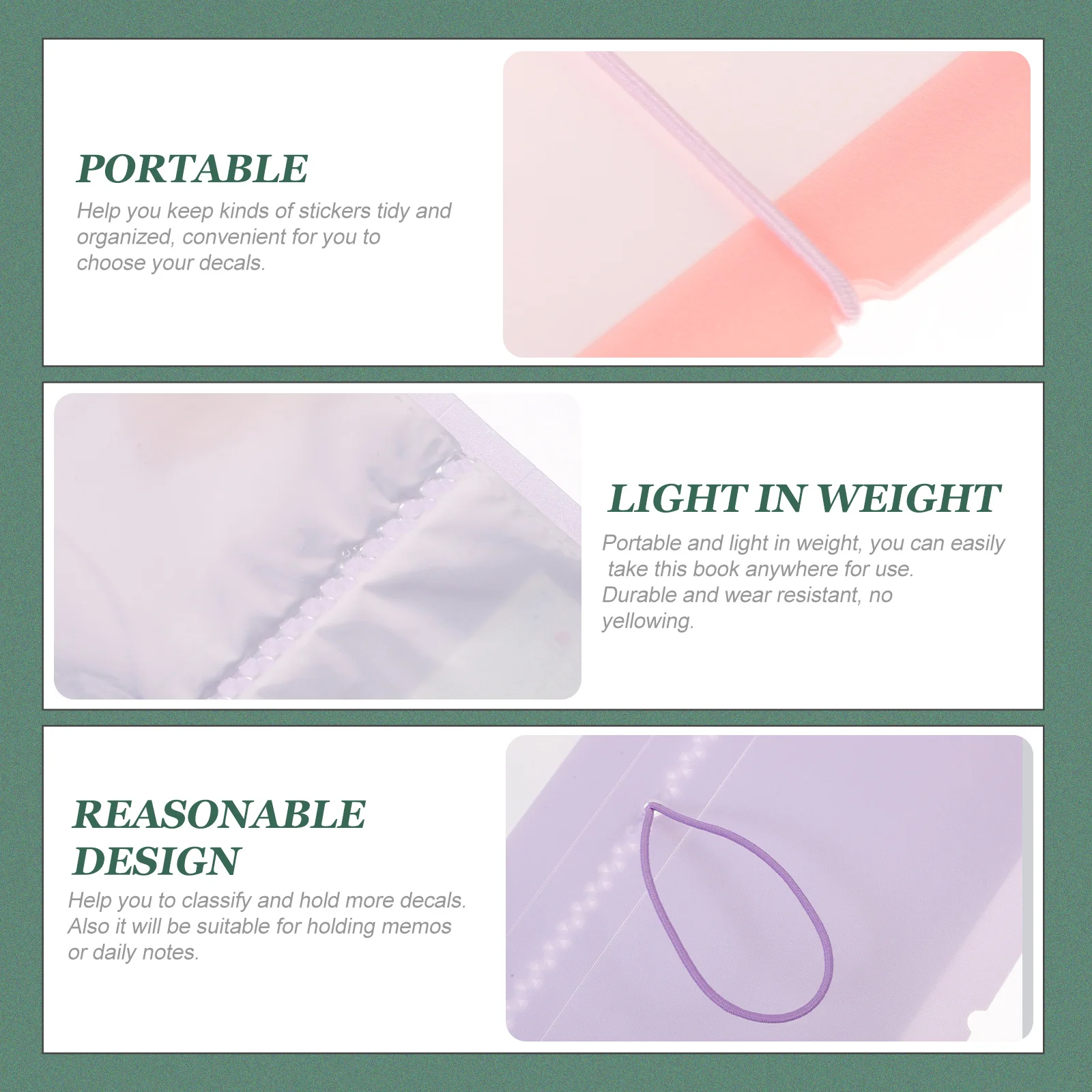 2 قطعة الشارات جمع ألبوم ملصق منظم كتاب تخزين شفاف القرطاسية للملاحظات اليومية المحمولة خفيفة مقاومة للاهتراء #1