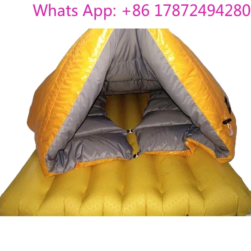White Duck Down Sleeping Bag Blanket Sleeping Quilt Underquilt For Hammock Backpacking Camping Hiking