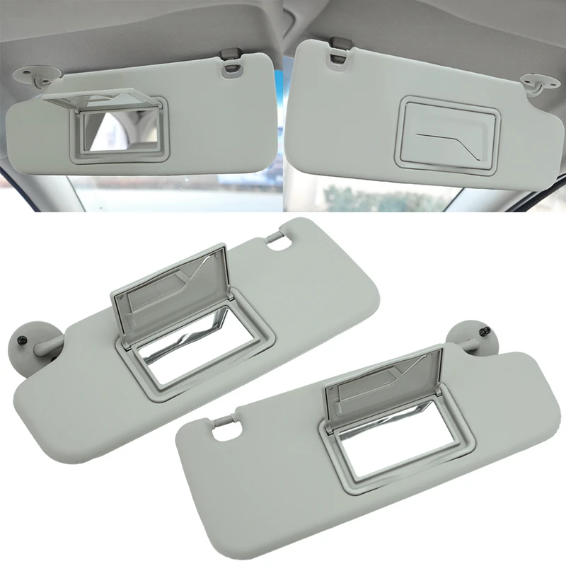 For Chevrolet Aveo Spark Daewoo Matiz Chevy Sonic 2012-2020 Sunvisor With Mirror Visor Sun Shield Car Left Right Side Sunshade