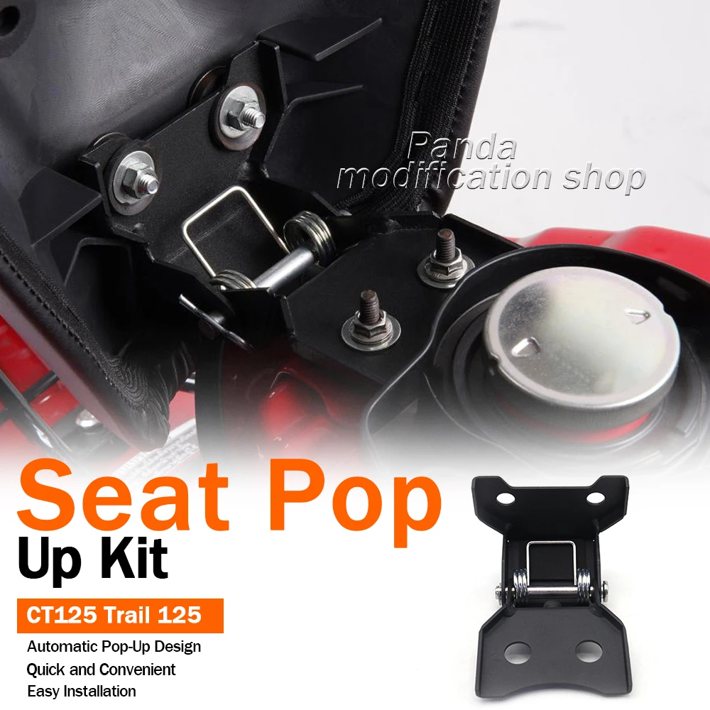 Seat Pop Up Kit Automatic Seat Release Latch Quick Release Seat Opener for Honda CT125 Trail 125 2020 2021 2022 2023 2024 2025