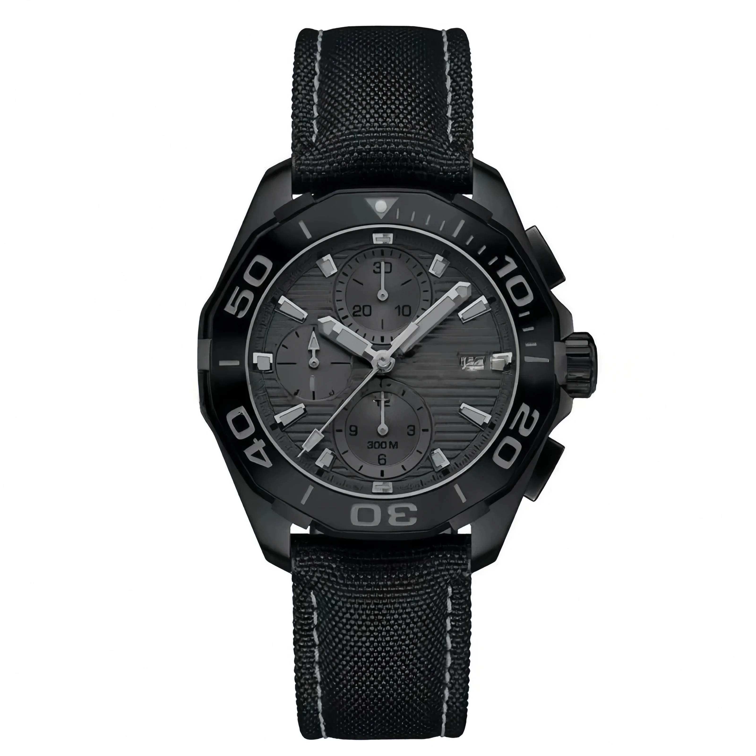 クォーツ メンズ ウォッチ 63 ステンレススチール ブレスレット セラミック ベゼル 夜光サファイアガラス