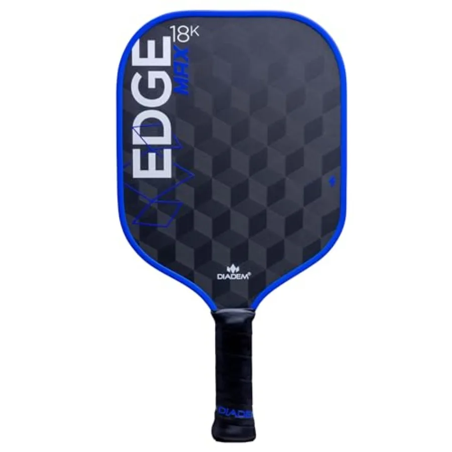 

Diadem Edge 18K Pickleball Paddle Series USAPA Approved 18K Carbon Fiber Face for Unmatched Spin Control Durable Edge Shield Pr