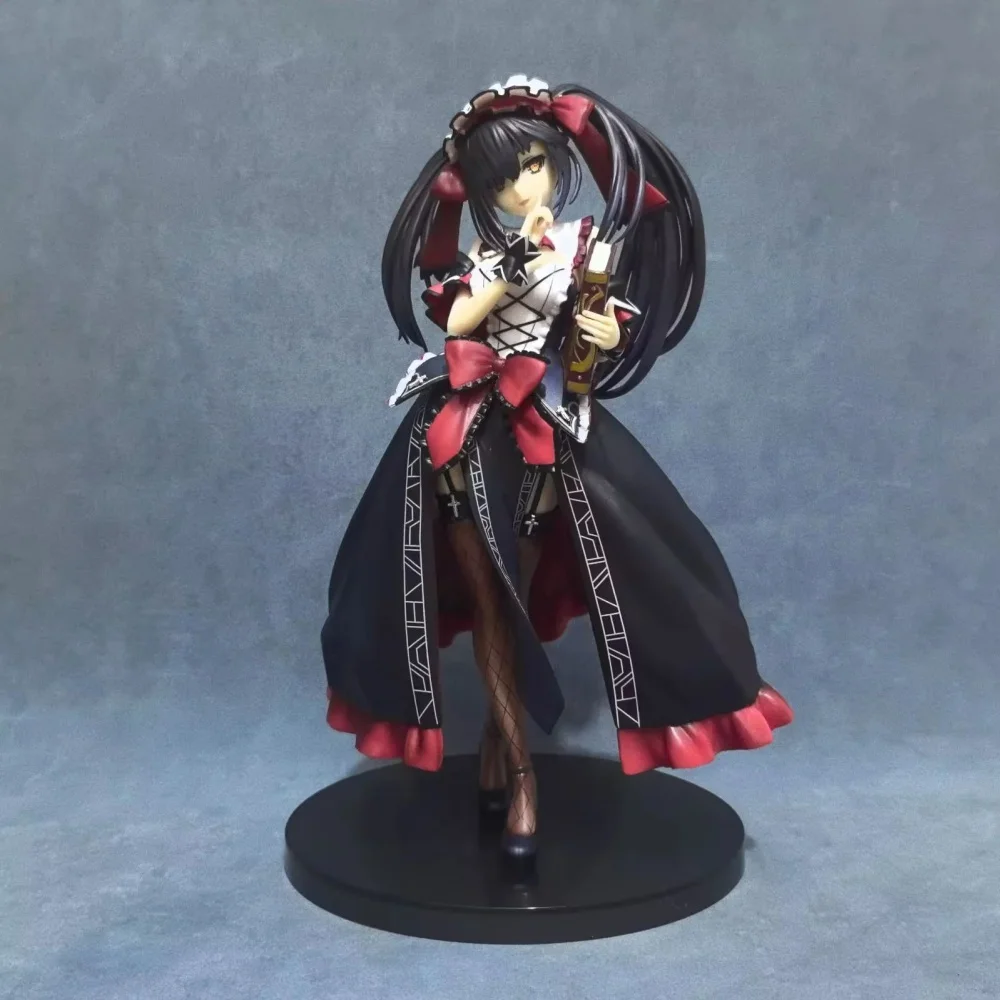 

Anime Date A Live Tokisaki Kurumi Nightmare Dress PVC Action Figure Collectible Model Doll Toy 25CM